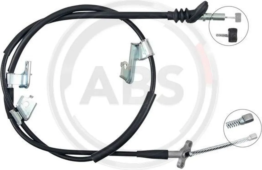 Câble de frein à main A.B.S. K19028 pour Civic, OE 47510S5A033 Fiable