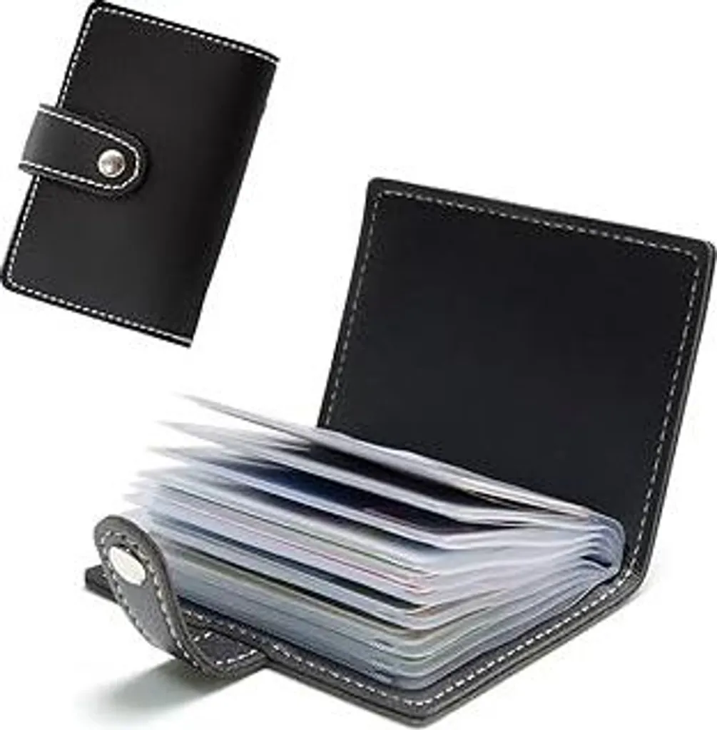 Portabiglietti JEYORZY 26 Carte: Accessorio Business Must-Have Nero