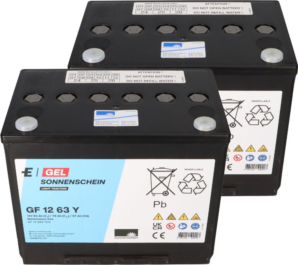 Akku-Satz 24V 63Ah passend für Meyra iChair MC3 Modell 1.612