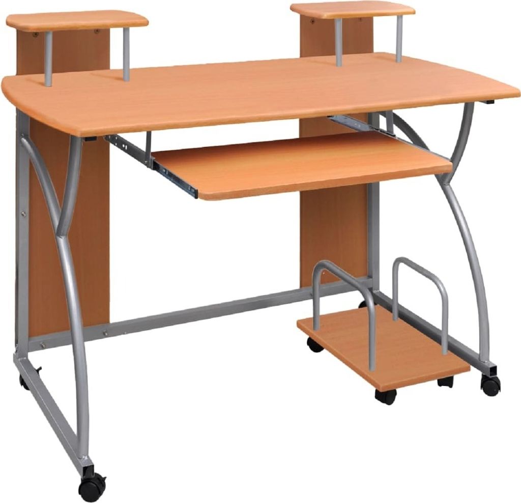 Computertisch Braun 110x52x88,5 cm Holzwerkstoff