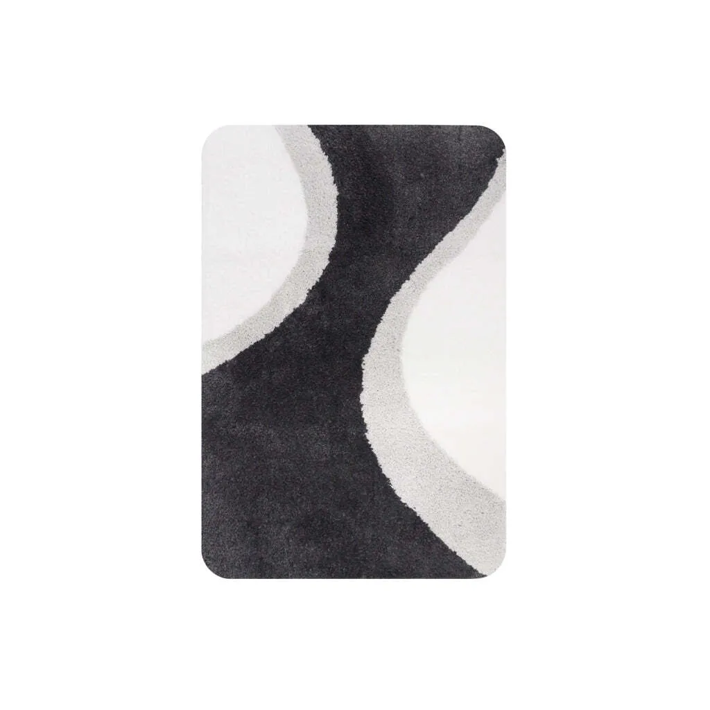 Tapis de bain 60x90 cm Dutch House Gris - Confort de sortie de douche