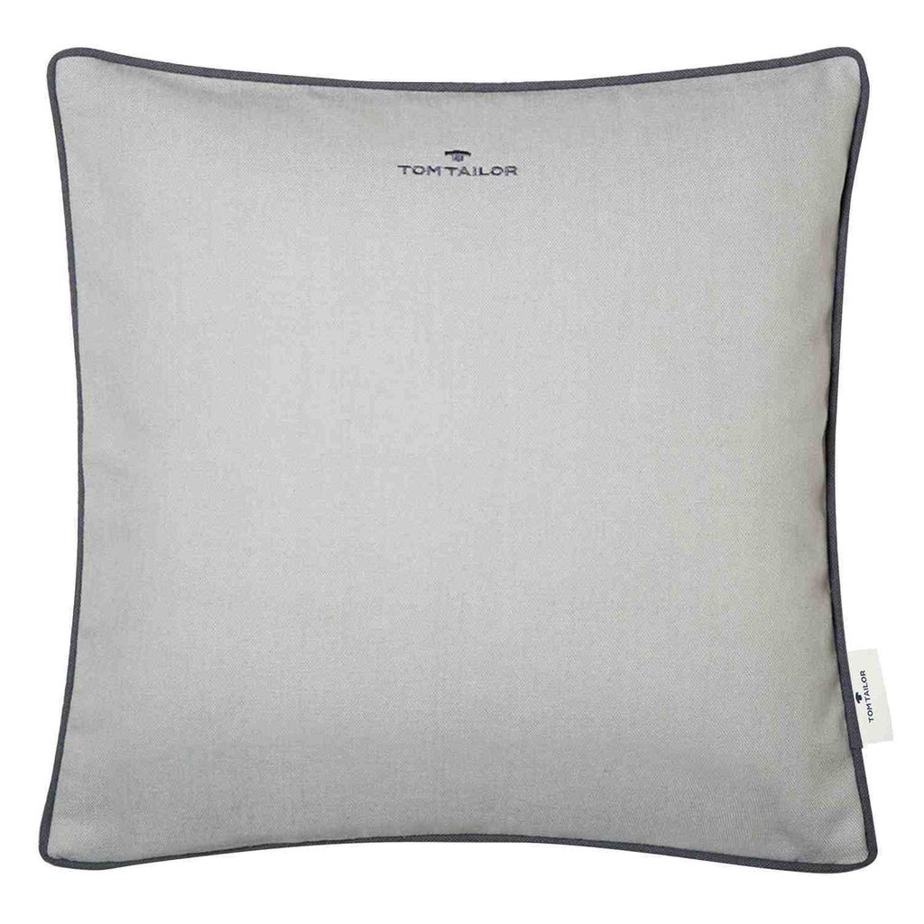 Tom Tailor Zierkissenhülle Dove Signature grau 40x40cm