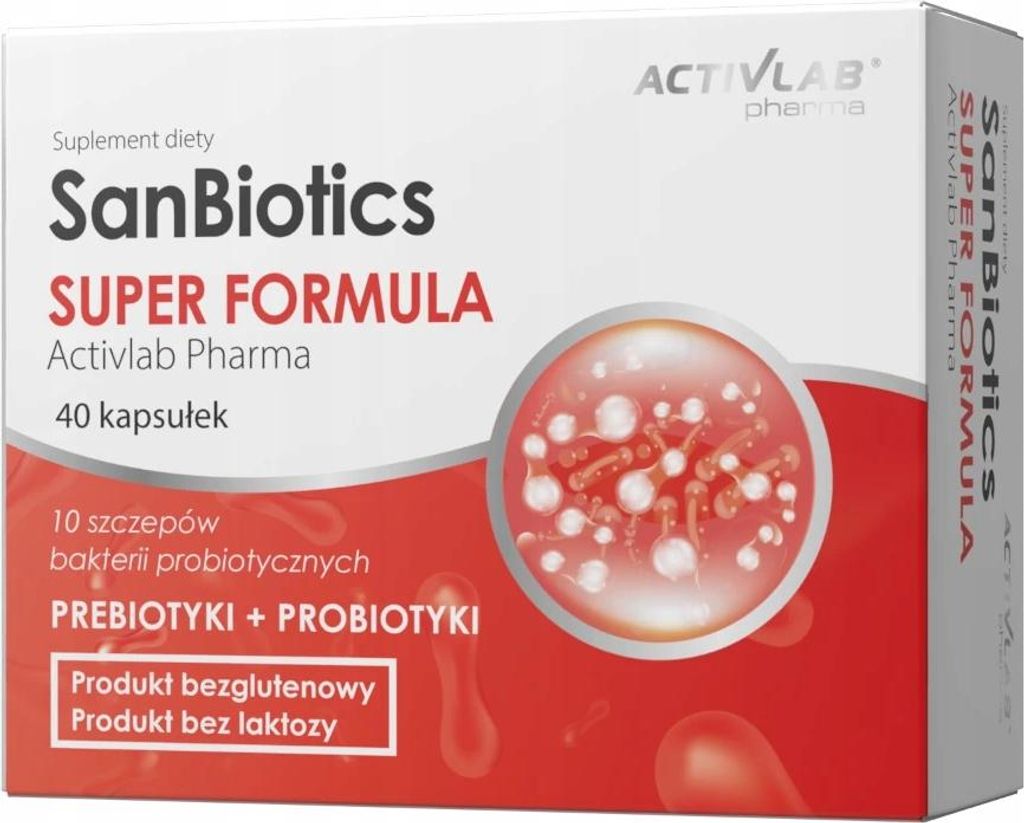 Activlab Pharma SanBiotics SuperFormula, 40 kapsułek Zdjęcie produktu 