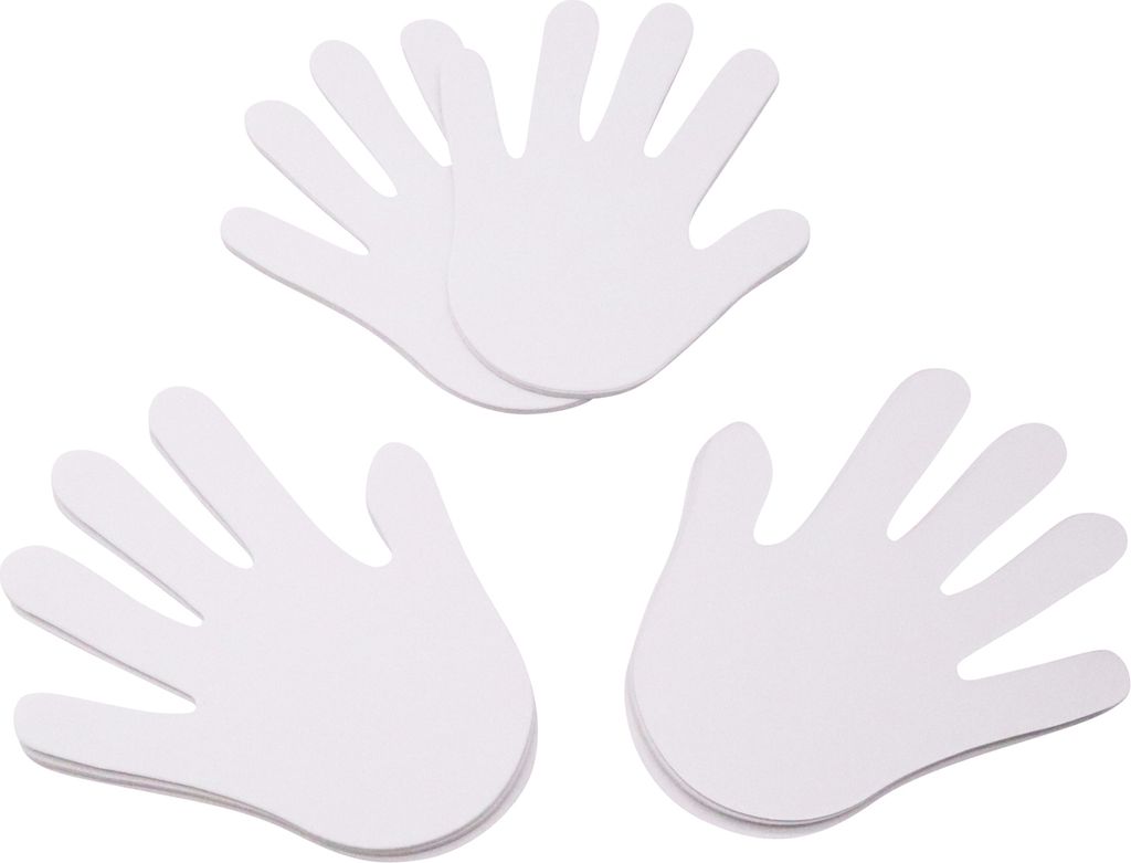 EDUPLAY 370105 Papierhände (100er Pack)