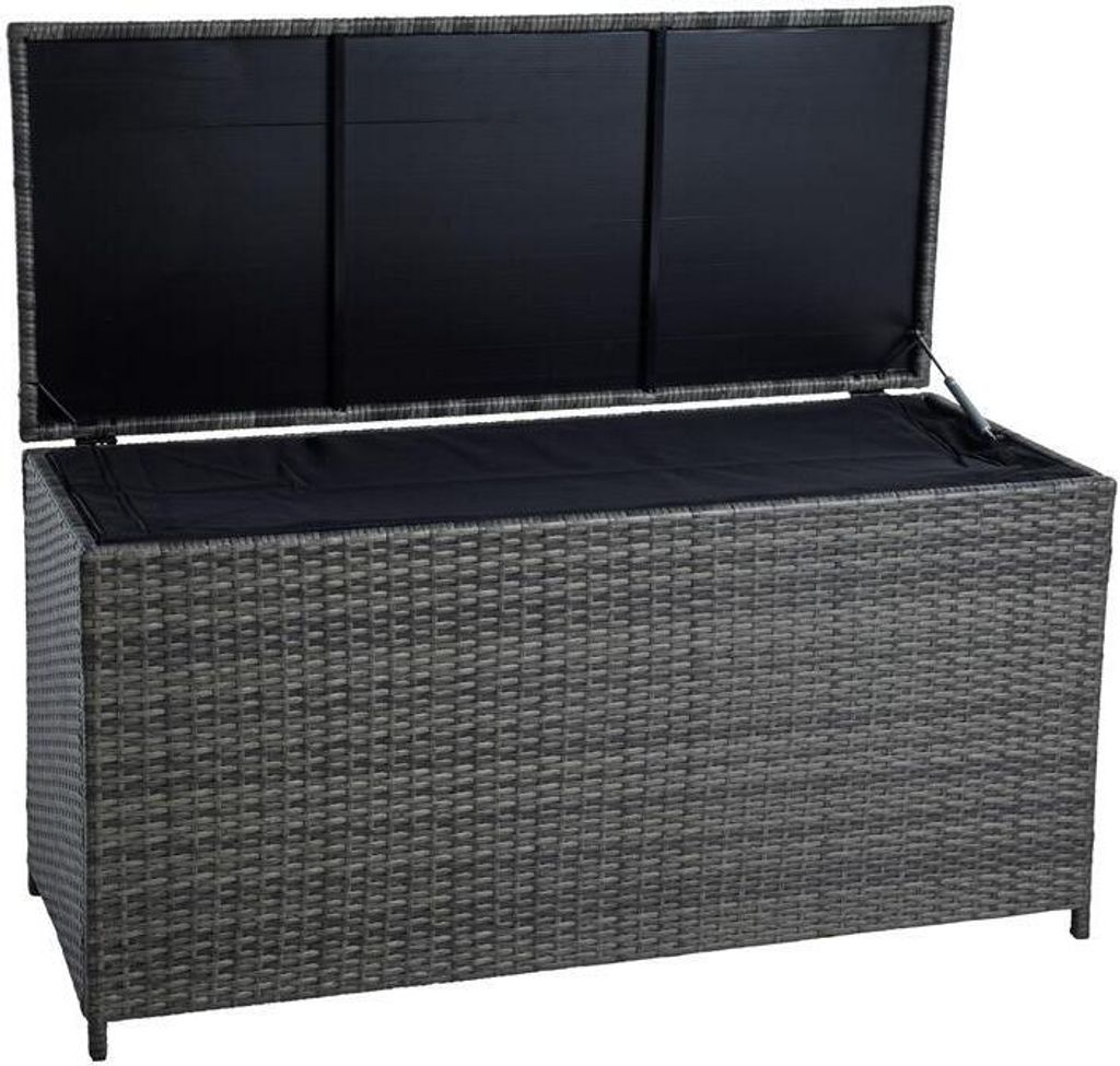 Auflagenbox Poly Rattan Kissenbox Gartenbox Produktbild 2