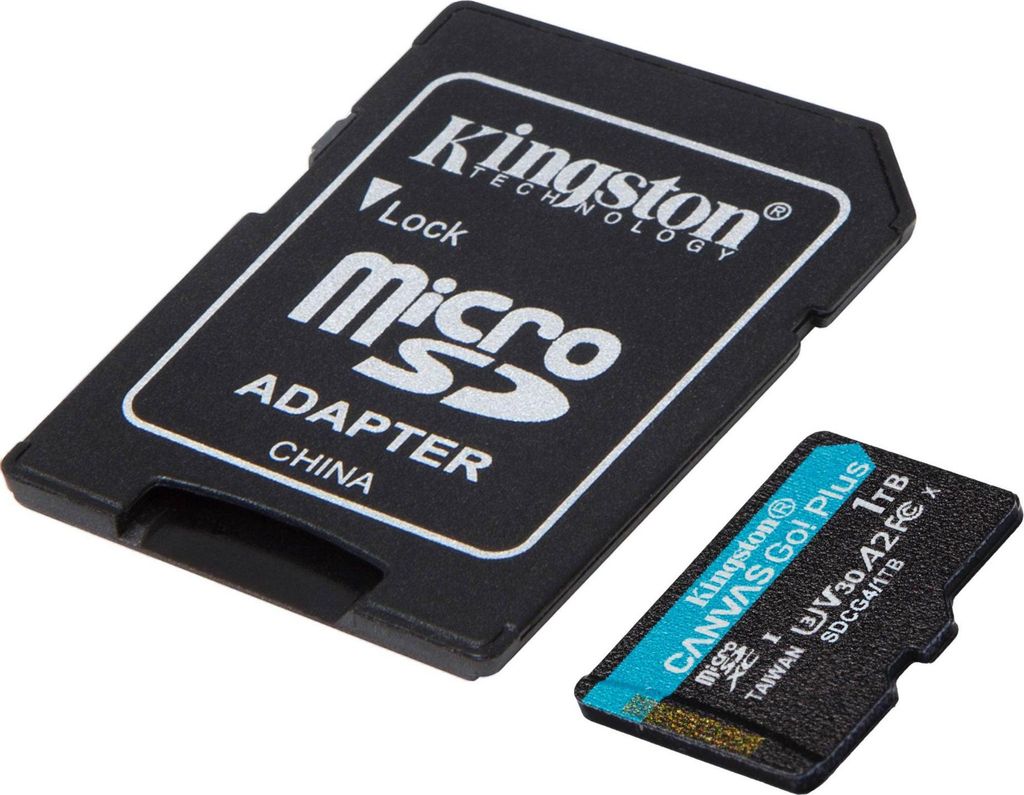 Karta pamici microSD KINGSTON 1TB UHS-I z adapterem SD Zdjęcie produktu 