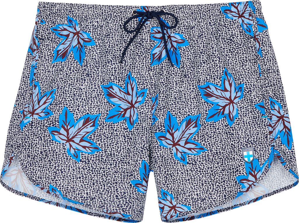 HOM Herren Badeshort Beach Jogger kurz Sekou Navy Print