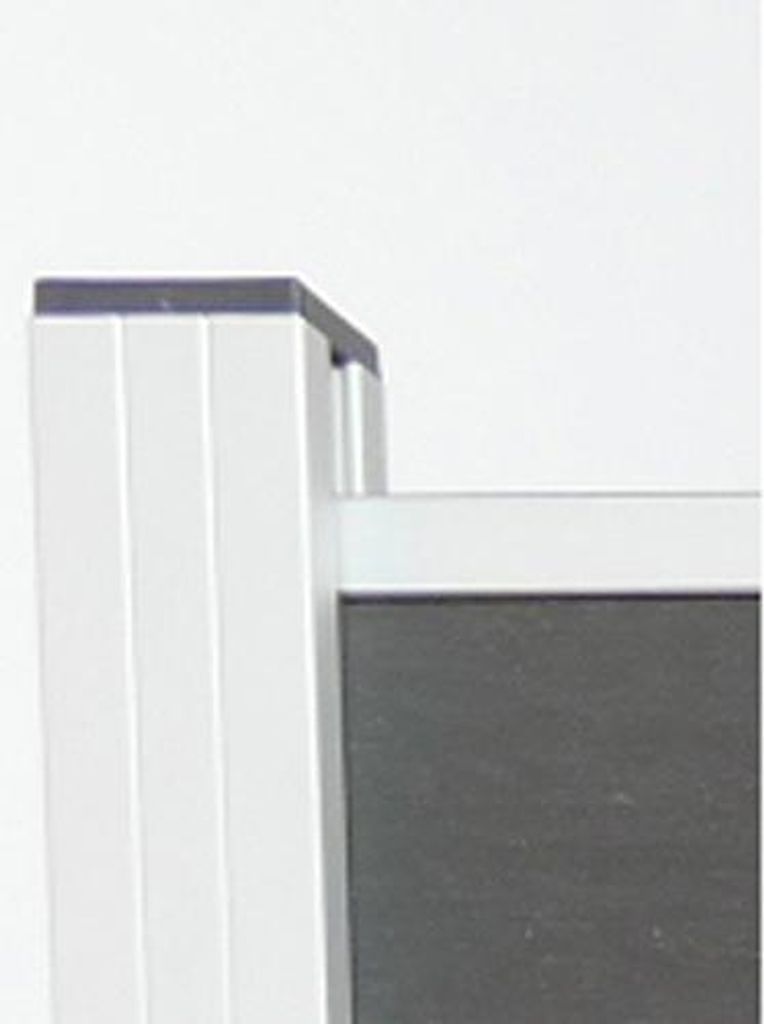 Zaunpfosten (Aluminium) für WPC Zaun, 68 x 68 x 1950 mm, Produktbild 