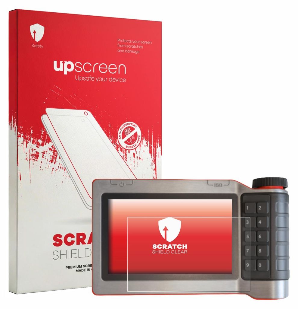 upscreen Schutzfolie für Kverneland IsoMatch Tellus GO Plus Displayschutz Displayschutzfolie Folie Klar Transparent