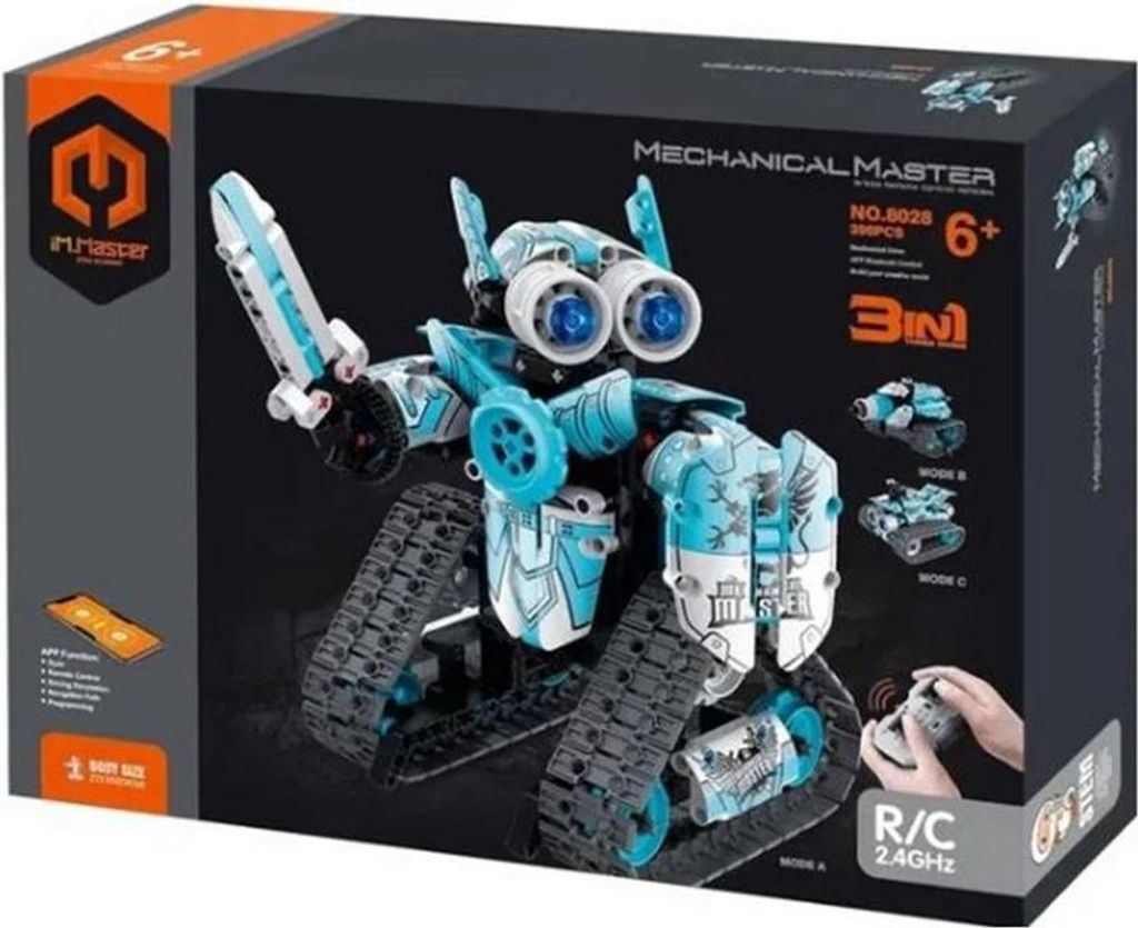Klocki R/C Robo-Auto turkus 3w1 398el Zdjęcie produktu 