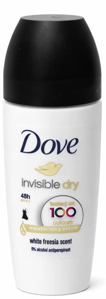 Dove 50ml Roll On Invisible Dry deodorant