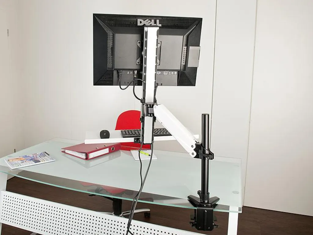 Support de bureau assis-debout GSA-270.mtm ergonomique et ajustable