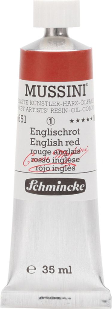 Schmincke 35ml MUSSINI Englischrot Öl 10 651 009