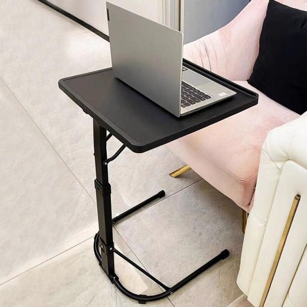 43 × 43 cm großer, tragbarer Klapptischständer, mehrfach verstellbar, Computertisch, Gaming-Tisch, für Bett, Arbeit, Fernsehen, Essen, Lernen, ...