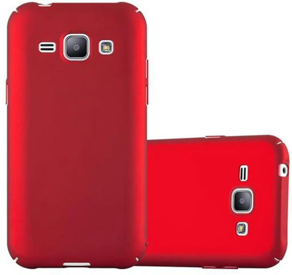 Custodia Samsung Galaxy J1 2015 Rosso - Cadorabo Protezione Totale