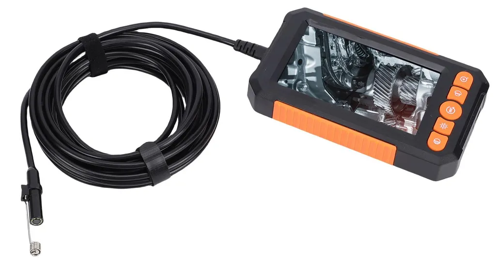 Endoscope Double Objectif 1080P avec Câble de 5m et Éclairage 8 LED - 8
