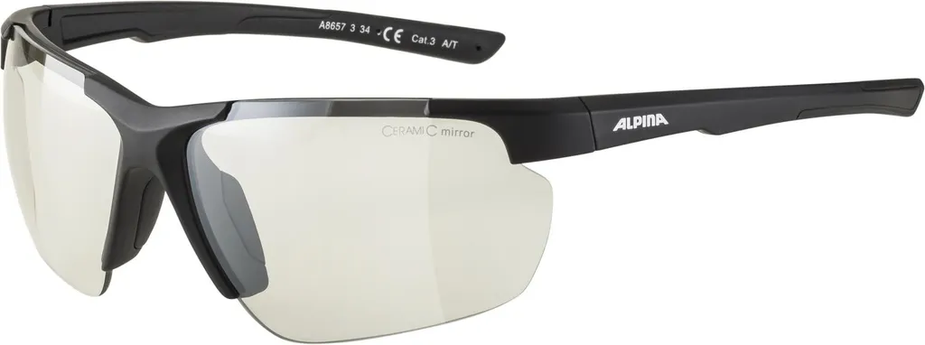 Alpina Defey HR Lunettes sportives légères avec verres miroirs incassables