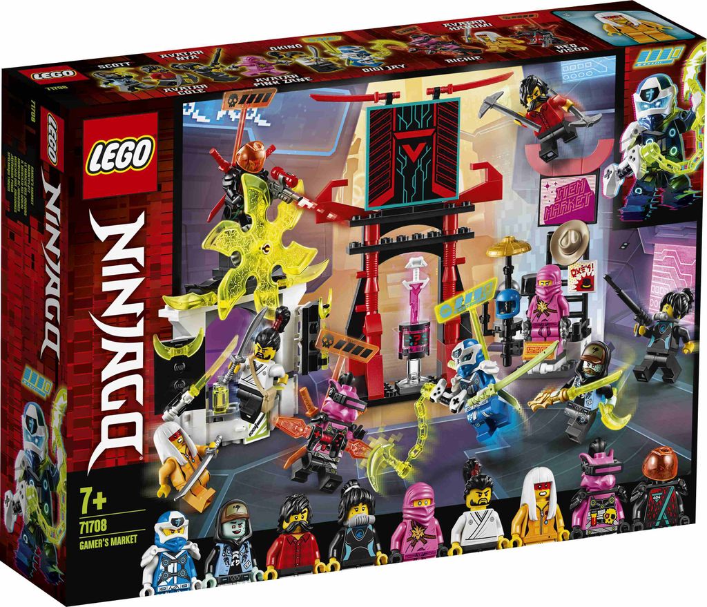 LEGO NINJAGO Gamer's Market Minifigures Set, Zestaw do Zdjęcie produktu 