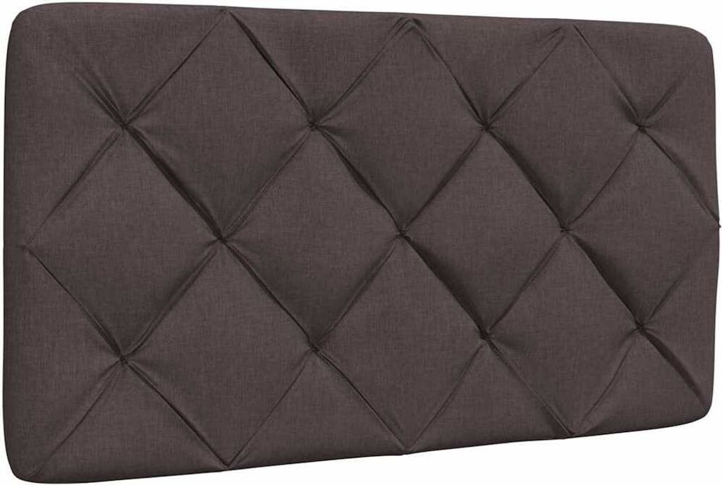 Kopfteil-Kissen Dunkelbraun 90 cm Stoff