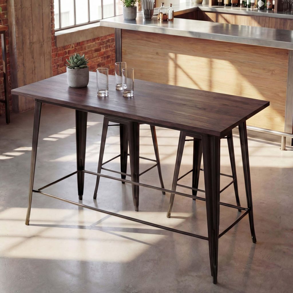 Tavolo da bar HWC-H10, tavolo alto da banco, design Immagine del prodotto 
