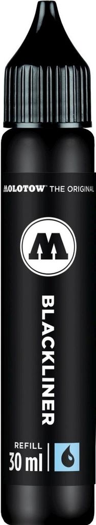Blackliner Nachfülltinte 30ml schwarz Packung mit 6 Stück