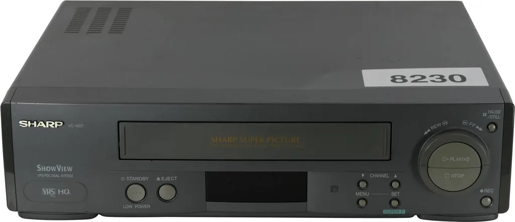 Réparez vos souvenirs : Magnétoscope Sharp VC-M27 pour Cassettes VHS Usées