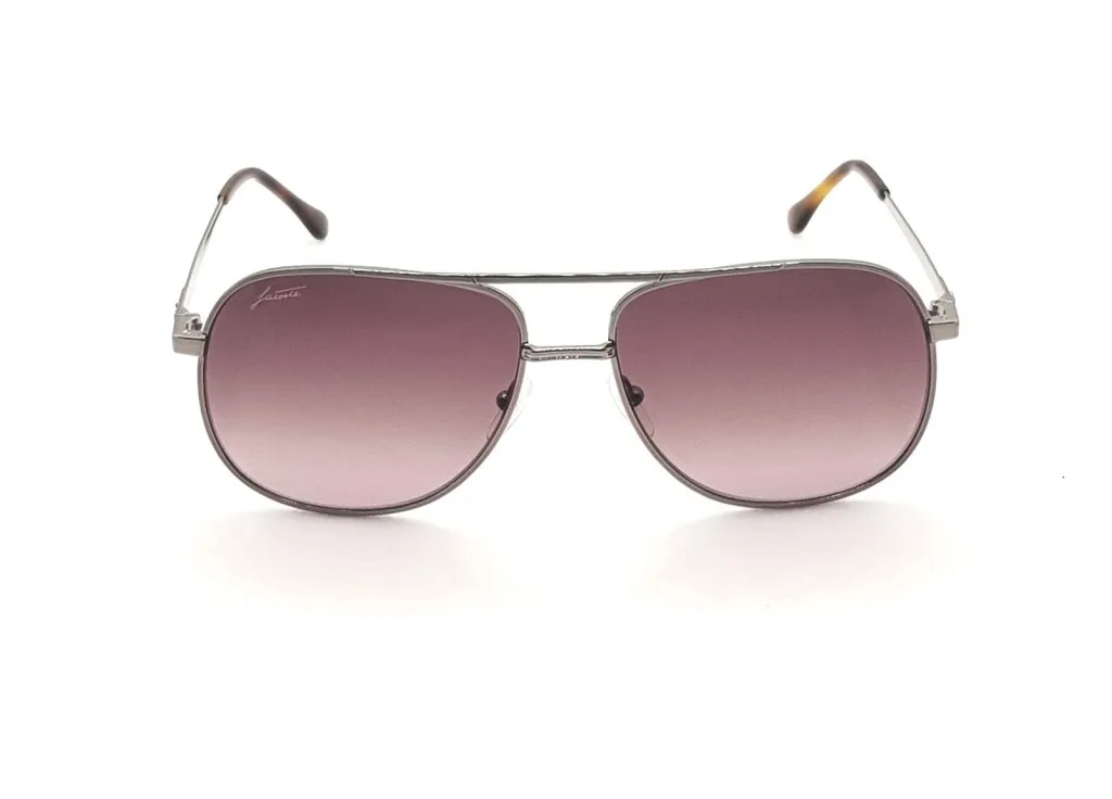 Lunettes de soleil Lacoste L222S monture légère métal et verres hauteurs