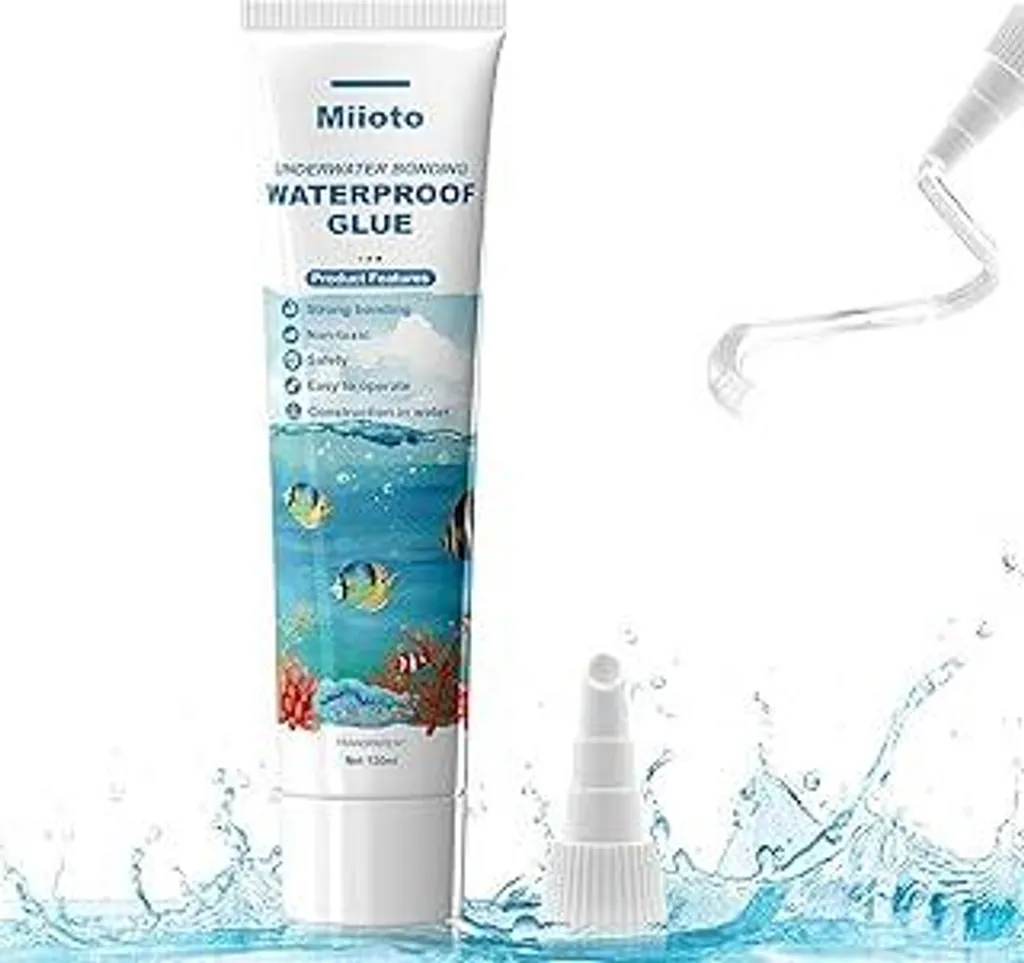 Aquarium Kleber 120ml - Colla Sott'acqua Trasparente Sicura per Pesci