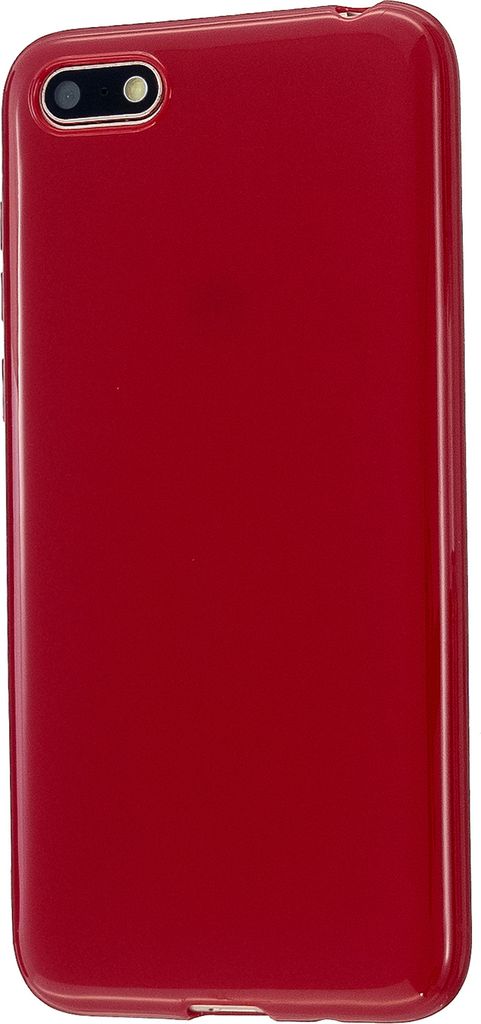 Für HUAWEI Y5 2018/2019 TPU Telefon Fall Einfaches Profil Delicate Finish Handyabdeckung Vollkörperschutz Rosenrot