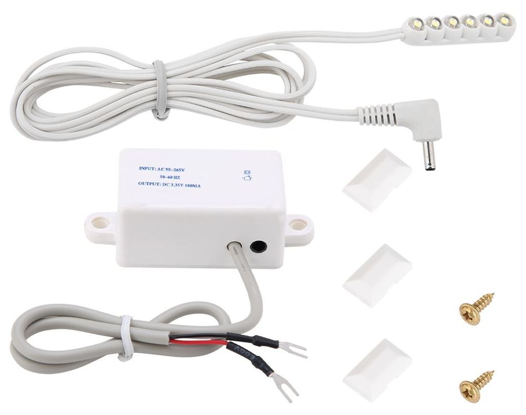 0,3-W-Nähmaschinen-Zubehör: LED-Arbeitsleuchte mit Magnetfuß, Tischleuchte, CN-Stecker, 220 V