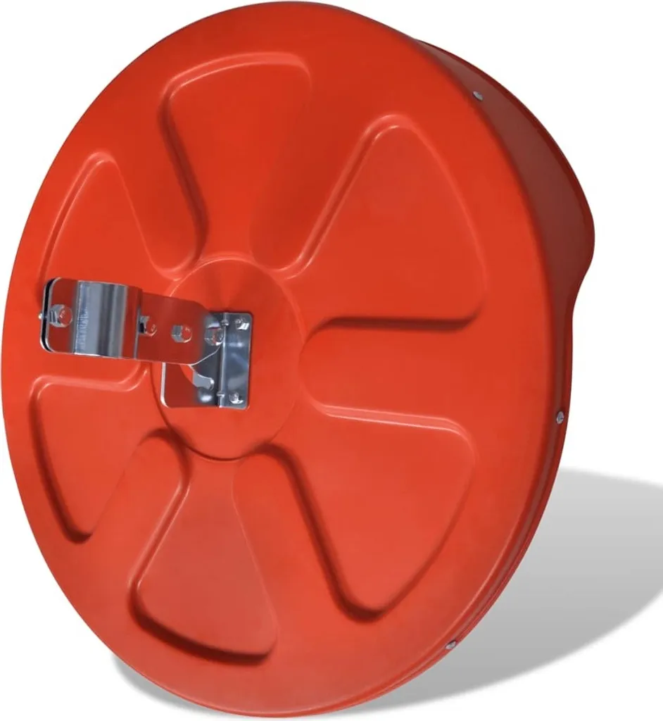 vidaXL Miroir de Circulation Convexe Orange 60 cm en PC pour Extérieur