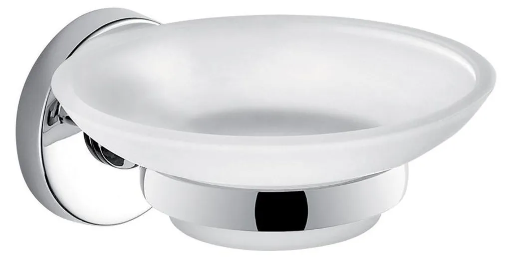 Porte-savon blanc FE1 anti-trace pour salle de bain style ambulancier