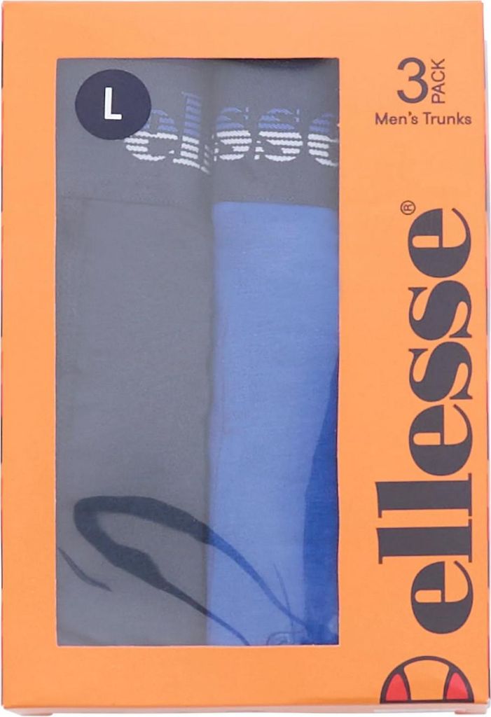 Ellesse - "Muxel888" Boxershorts für Herren (3er-Pack) HB317 (XL) (Marine/Blau/Hellblau)