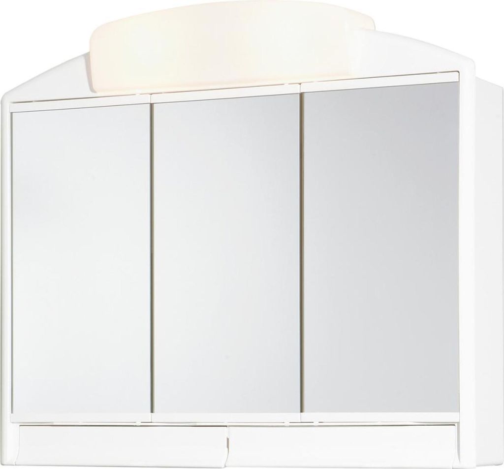 Szafka lustrzana Rano LED biała 59 x 51 x 16(14) cm Zdjęcie produktu 