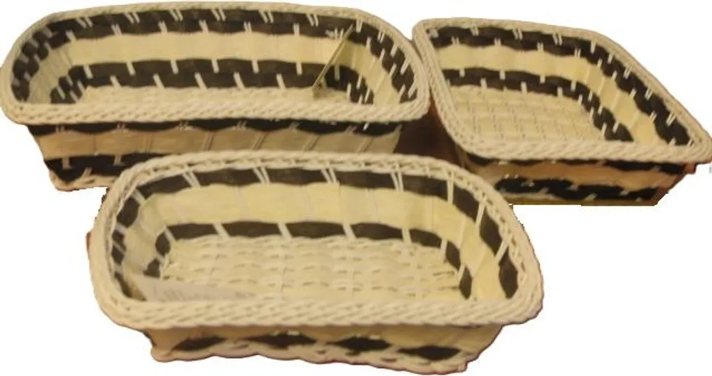Fini le Désordre avec ce Set de 3 Paniers de Rangement Tressés et Pratiques