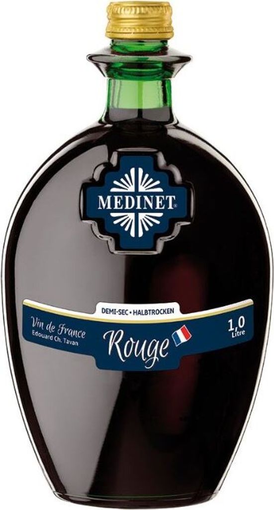 Medinet Rouge halbtrocken | 12,0 % vol | 1,0 l Produktbild 