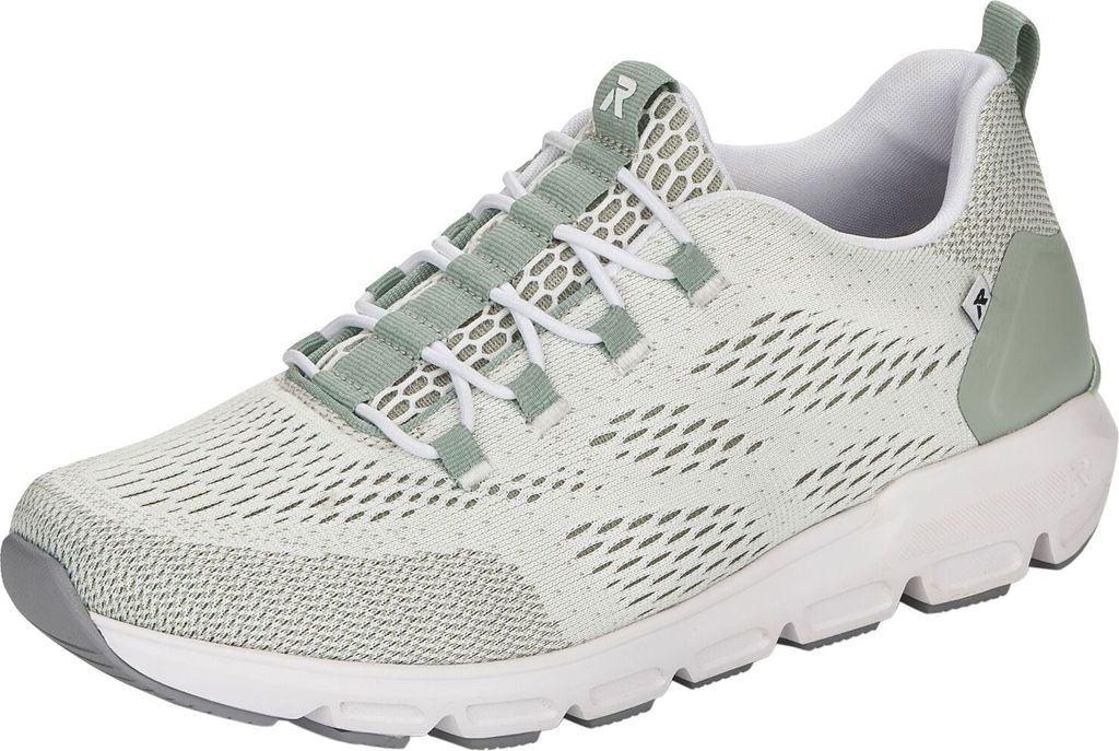Rieker Sporttec 12 Damenschuhe Sneaker Low Sportschuh Grün Freizeit, Schuhgröße:36 EU