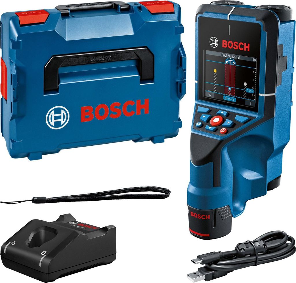 Bosch Ortungsgerät Wallscanner D-tect 200 C mit 1x Akku GBA Produktbild 