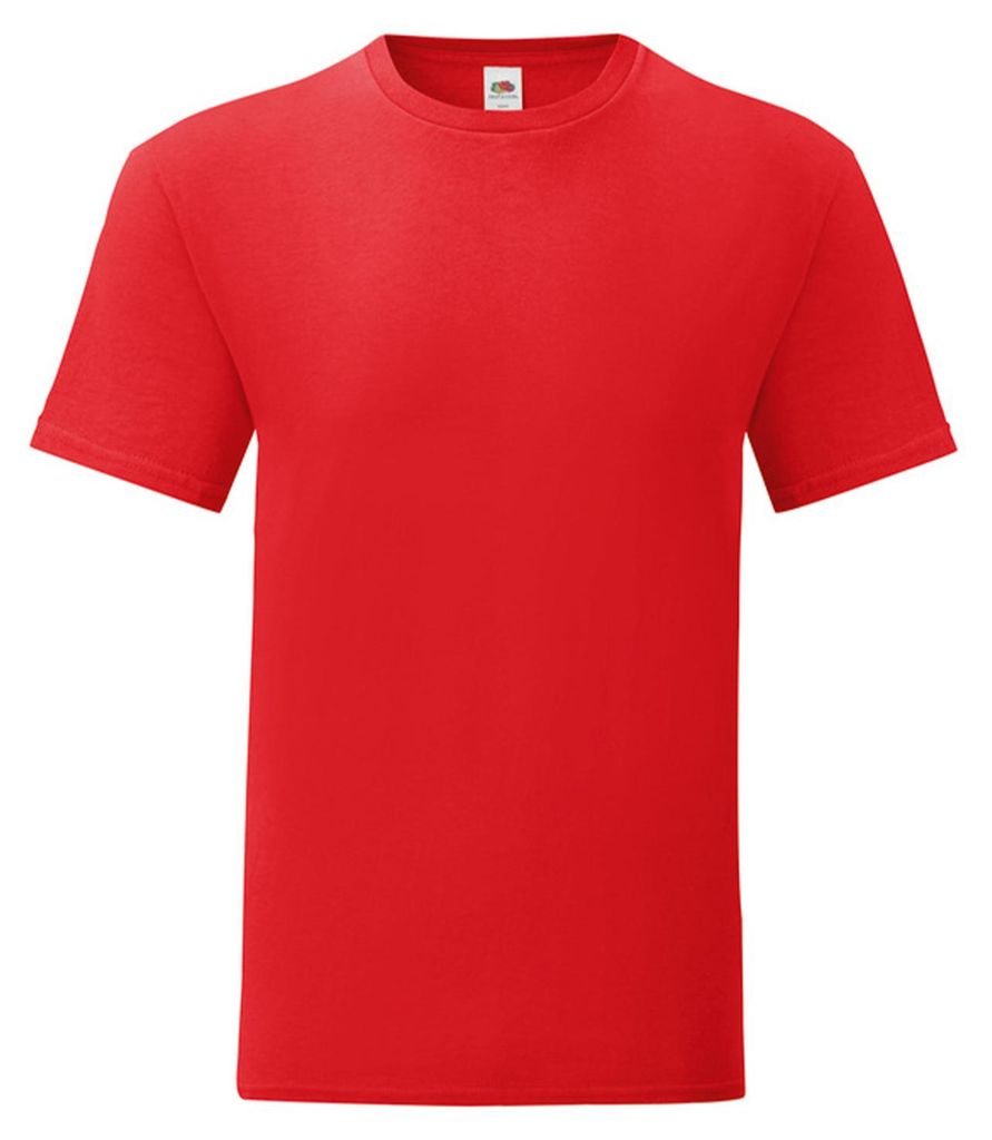 Fruit of the Loom - "Iconic 150" T-Shirt für Herren FK2628 (S) (Rot)