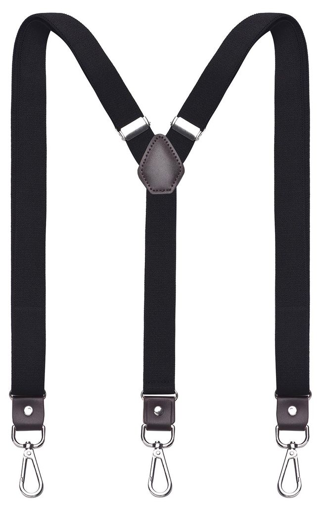 DonDon Hosenträger Herren extra stark - Hosenträger schwarz Produktbild 