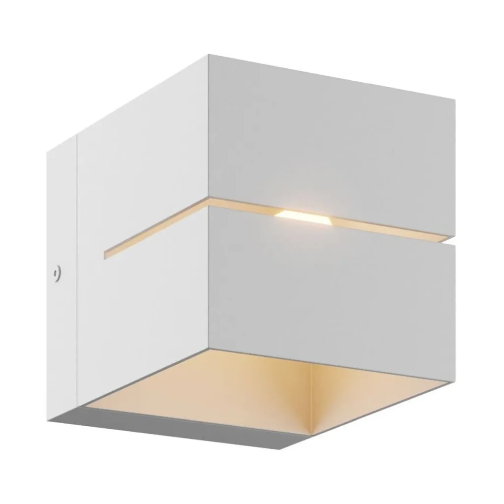 Lampada da parete moderna a cubo bianco TRANSFER WL 1xG9 40W Zuma Line