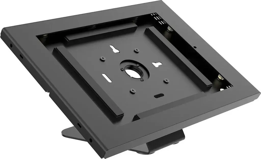 Support iPad Pro 12.9 G3 robuste en acier noir, fixation mur/table