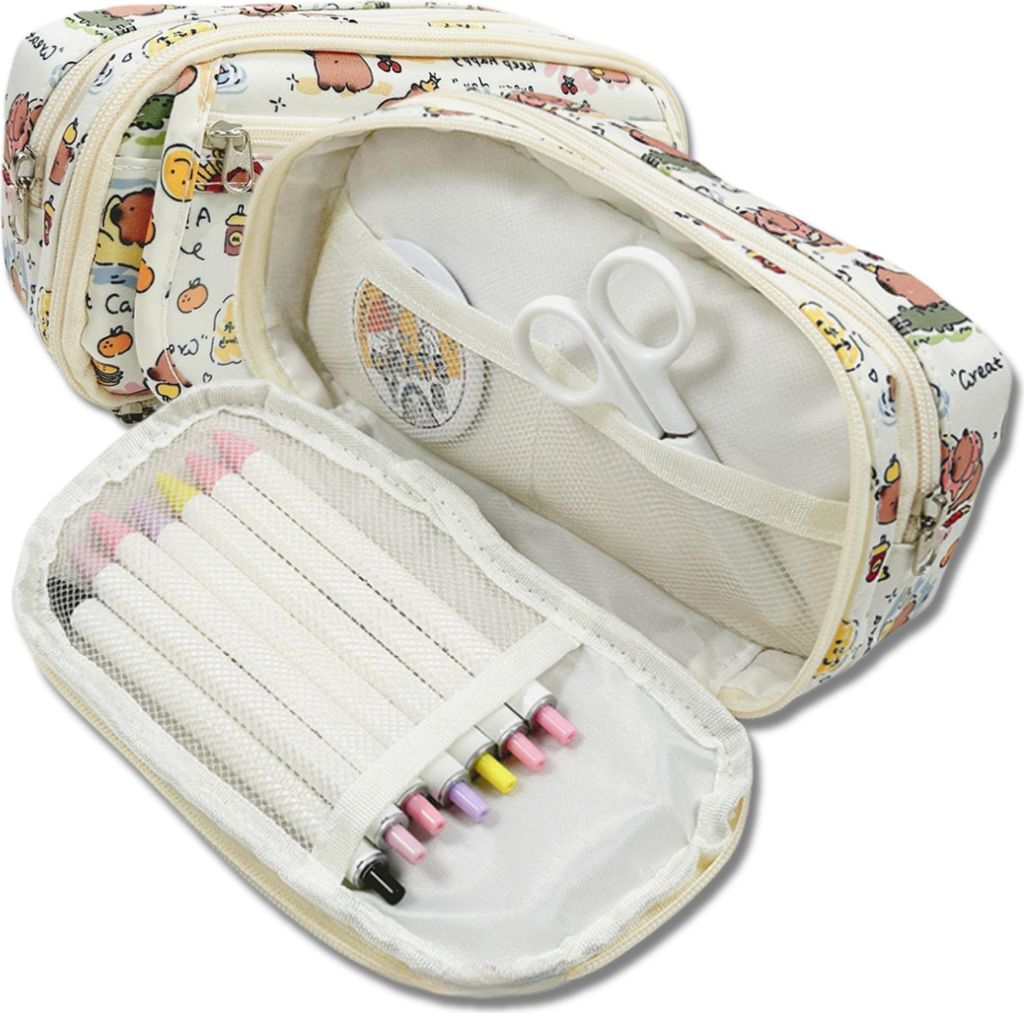 J&W Trousse à crayons Berosildi blanc Taille unique Image du produit 