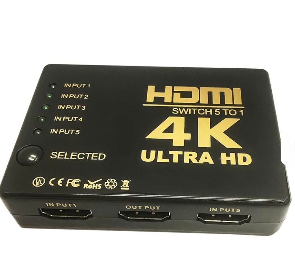 5-Port HDMI-Umschalter Switch 5TO1 Produktbild 