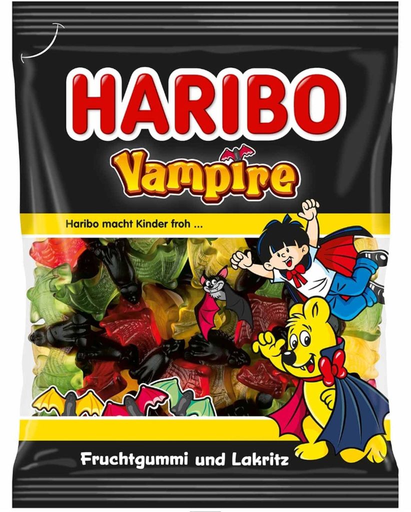 Haribo Vampire, Weiche Süßigkeiten, 175 g, Fruits, Produktbild 