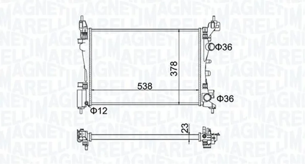 Réparer fuite radiateur Opel Corsa D 1.0 1.2 1.4 année 2006 à 2014
