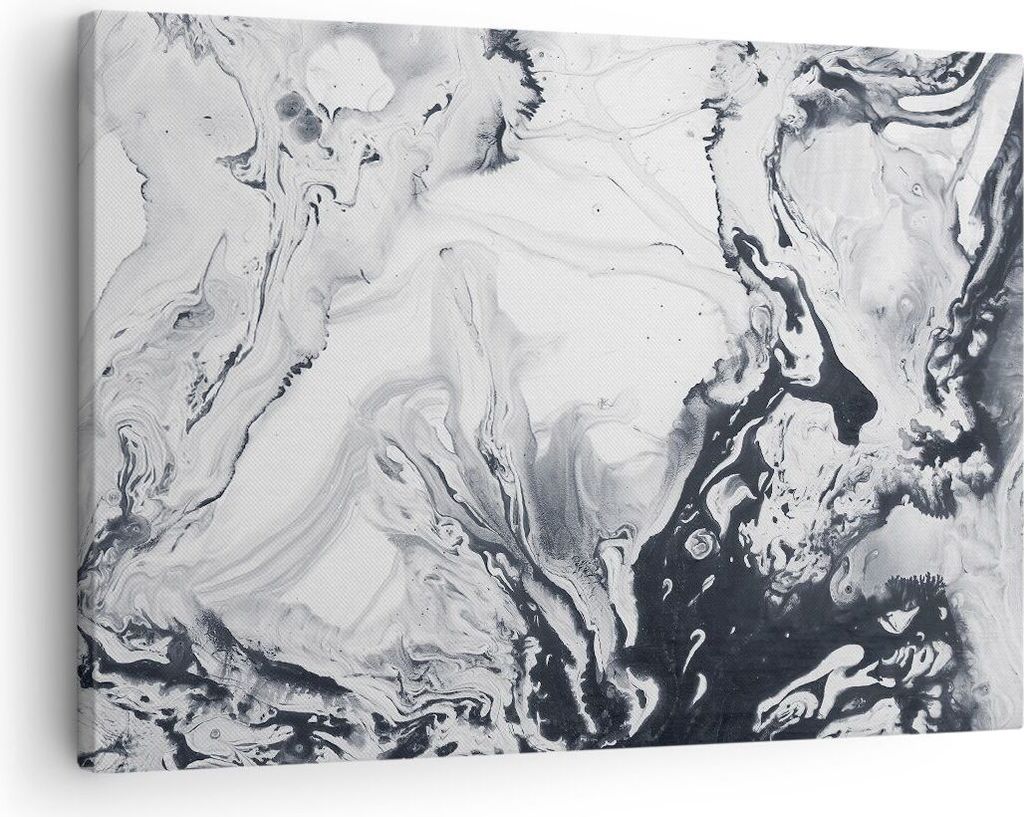 Bild auf Leinwand - Leinwandbild - Abstraktion modern - 70x50cm - Wand Bild - Wanddeko - Wandbilder - Leinwanddruck - Bilder - Kunstdruck - Wanddek...