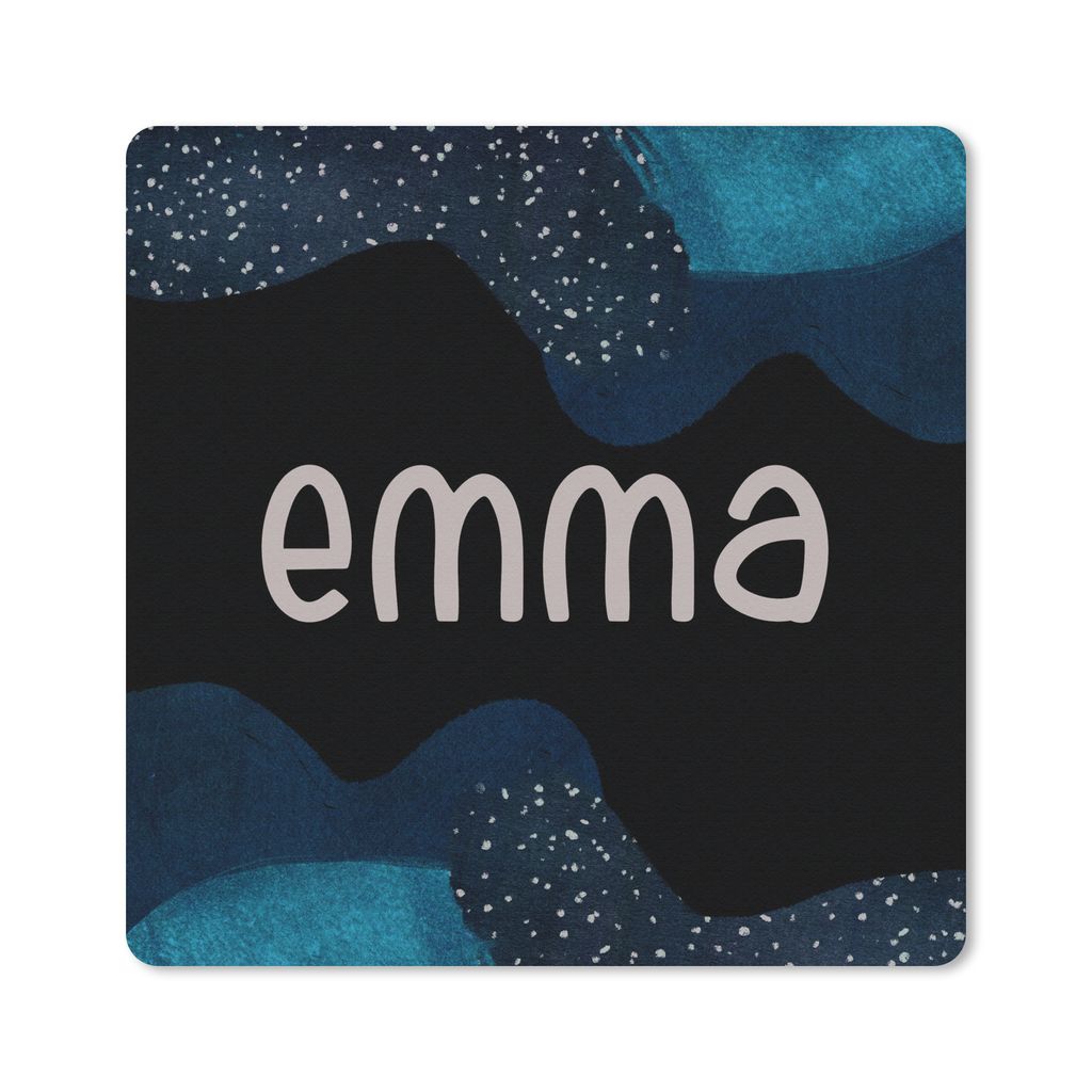 MuchoWow Mauspad Mousepad Emma - Pastell - Mädchen 20x20 cm - Mousepads - Maus Mat - Pad - Mausunterlage - Desk Mat - Bureauartikeln
