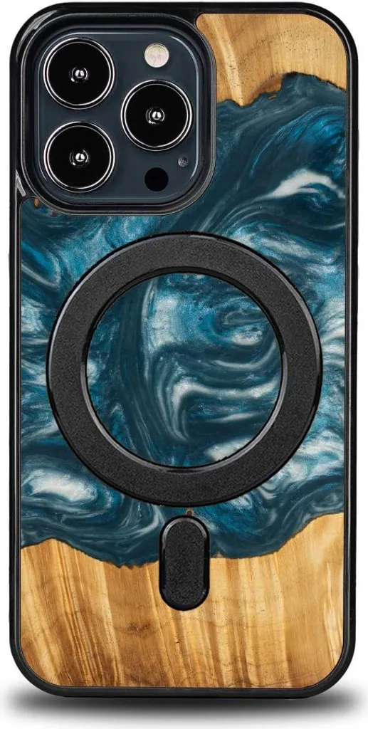 Custodia Bewood iPhone 13 Pro Legno e Resina - Eleganza MagSafe Air