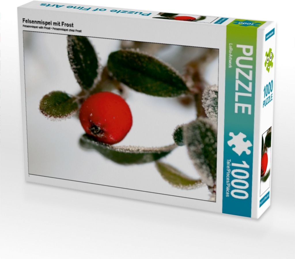 Calvendo Felsenmispel mit Frost 1000 Teile Puzzle quer 640x480mm, CALVENDO; 7414143